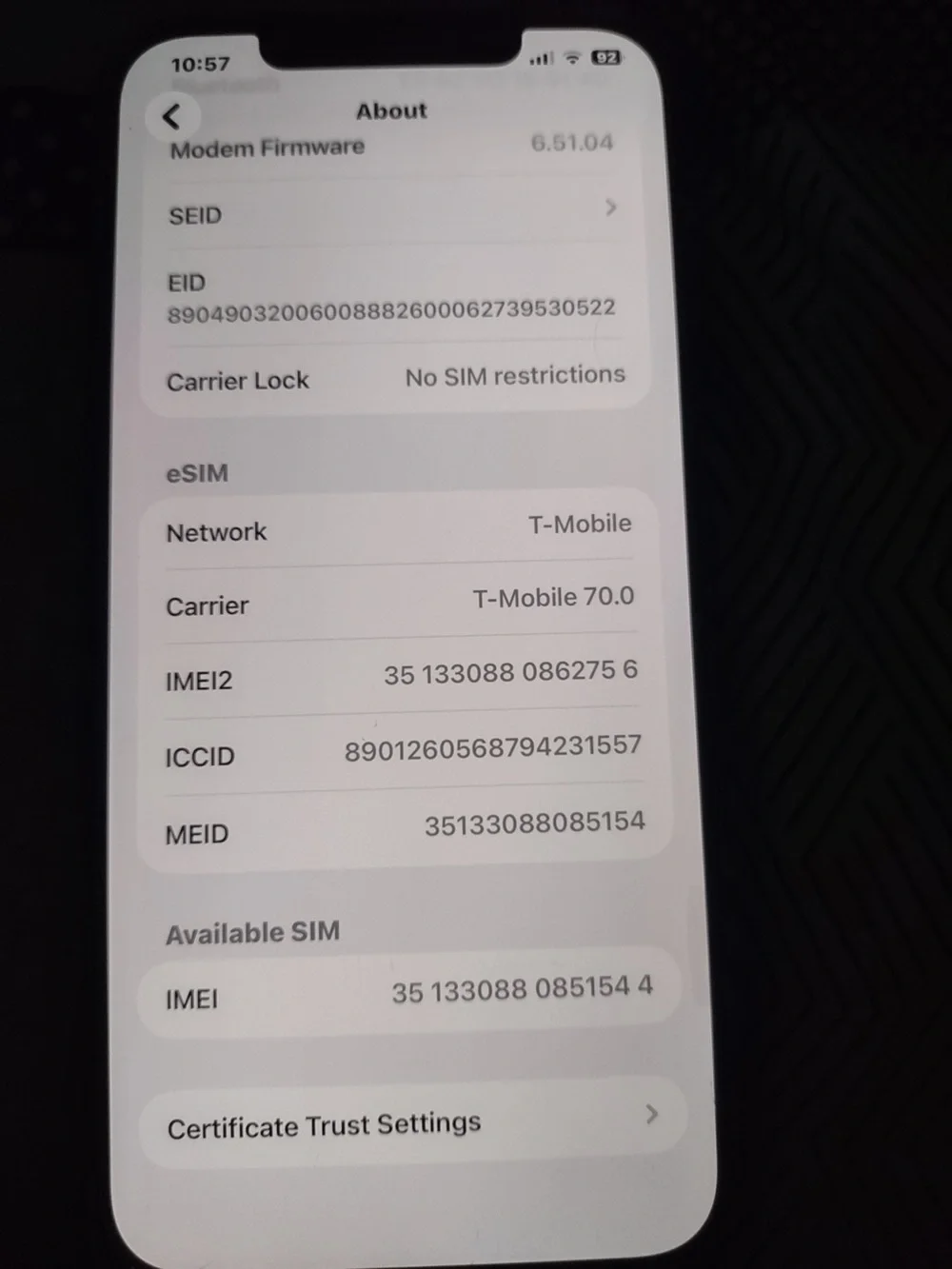 Iphone 12 pro max w/ 512 gb of storage